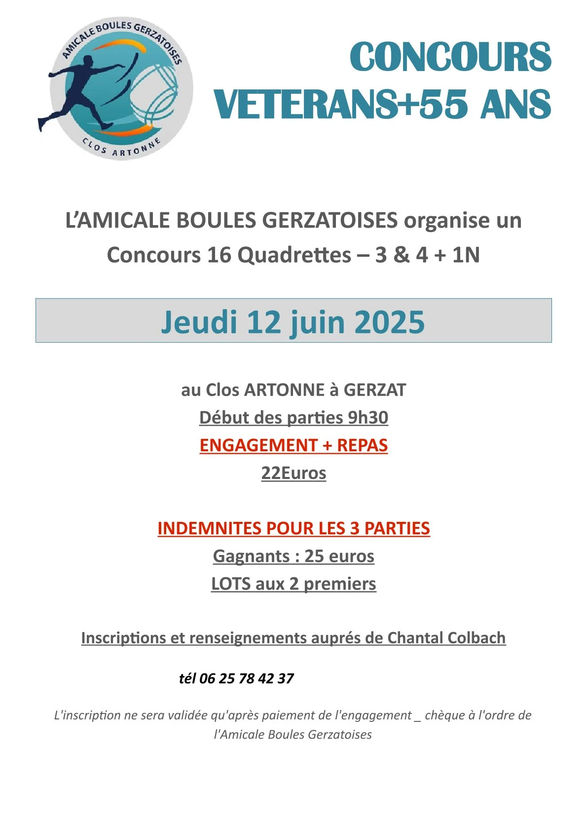 affiche concours gerzat 12 juin