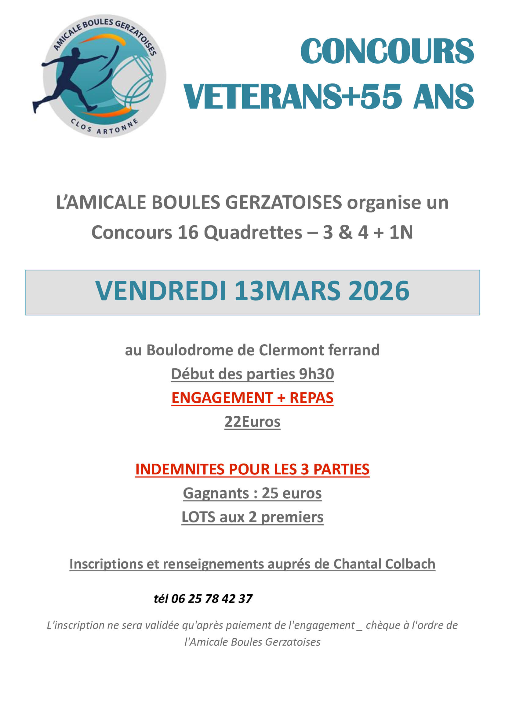 affiche concours gerzat 13 mars
