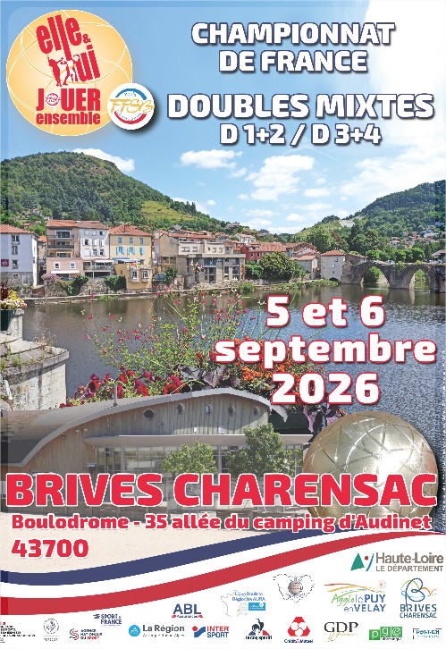 cdf_doublemixte_2026 affiche championnat de france double mixte