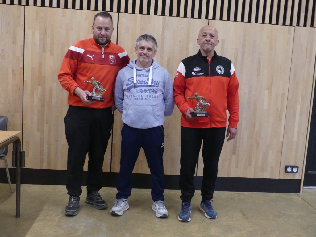 qualifiés championnats régional simple M3