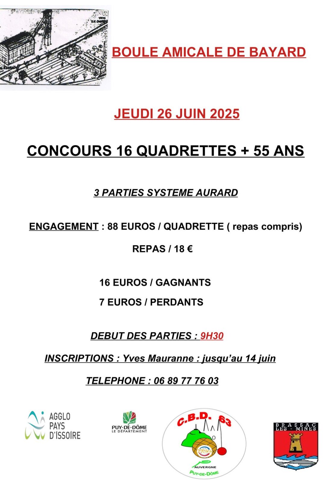 affiche concours 16Q Bayard 26 juin