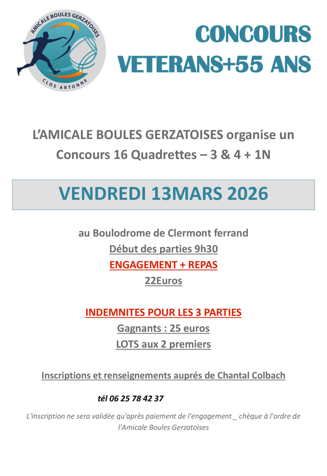affiche concours gerzat 13 mars