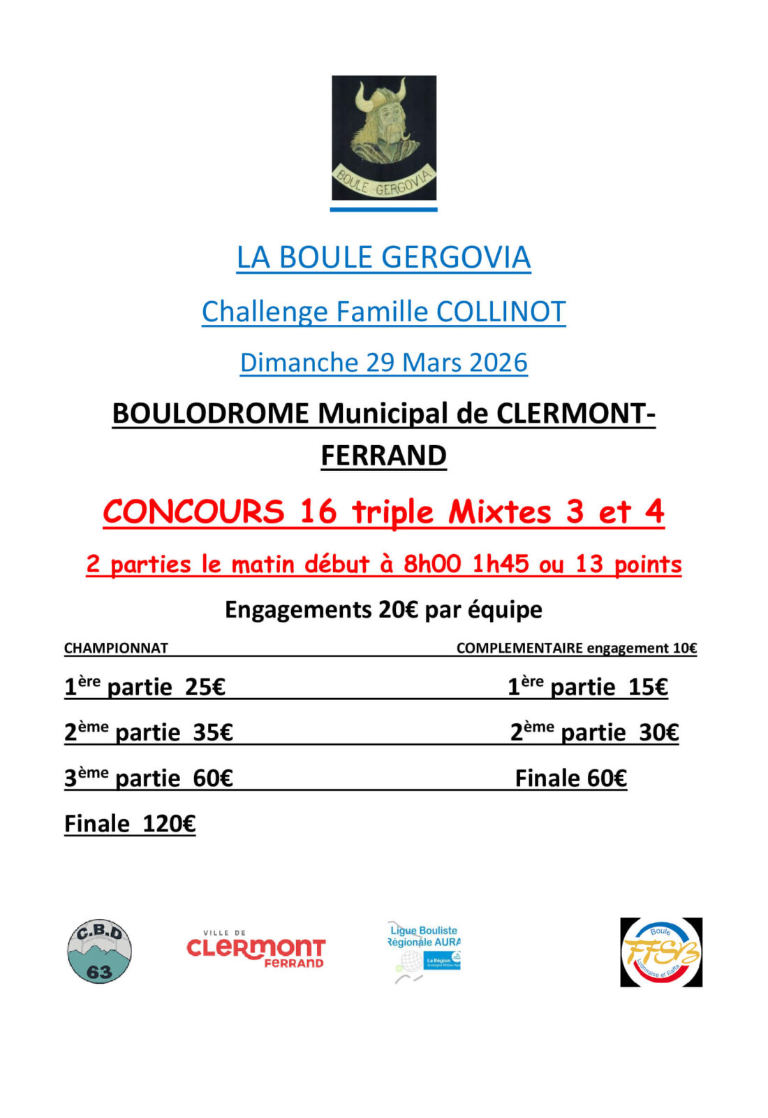 affiche concours gergovia 29 mars 2026