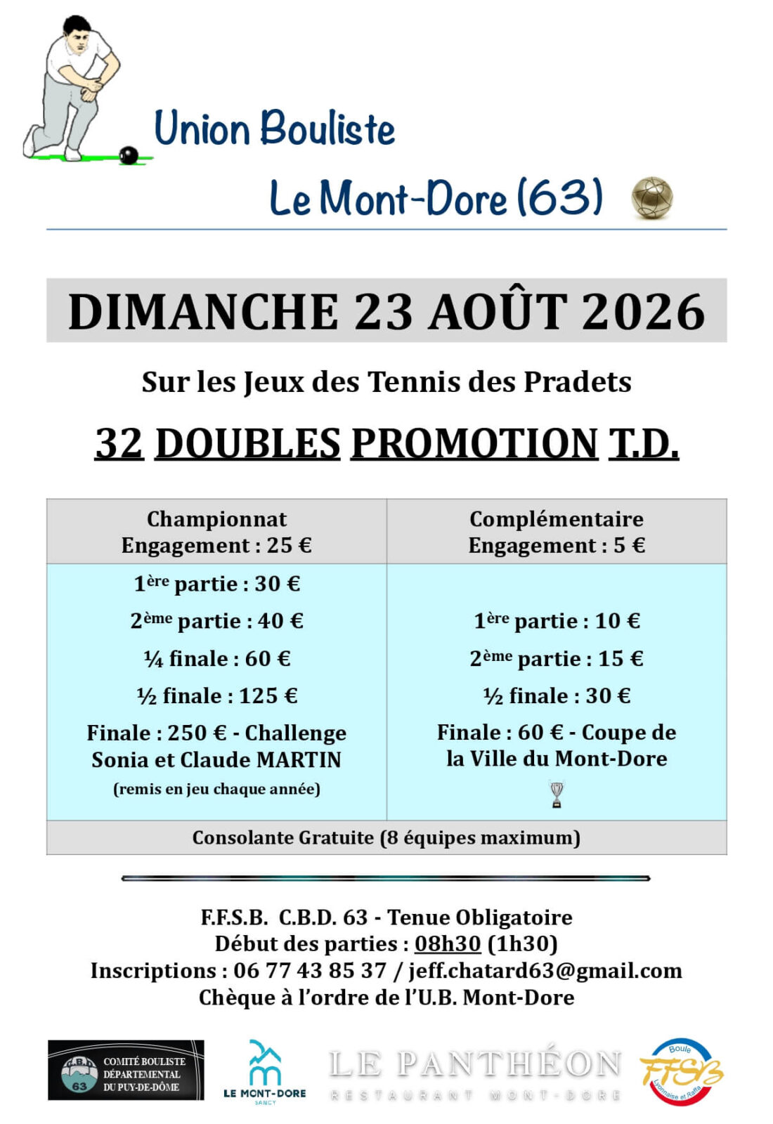 Concours 23 08 2026