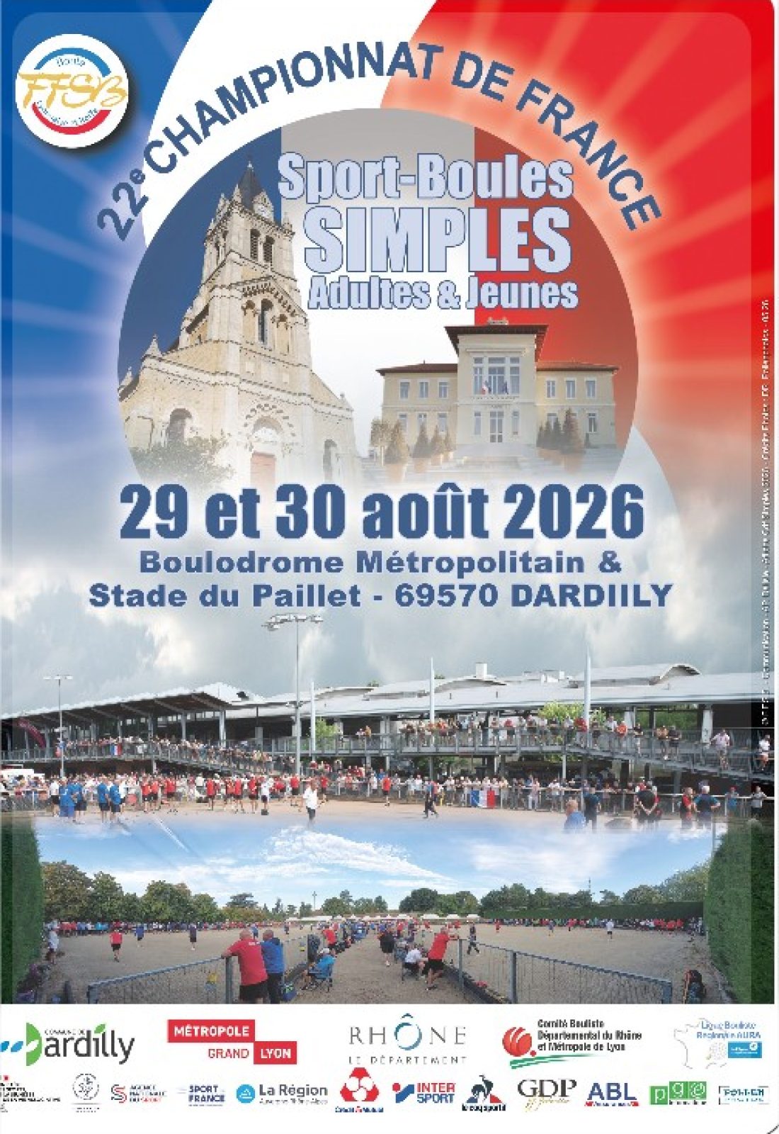 affiche championnats de france simple 2026